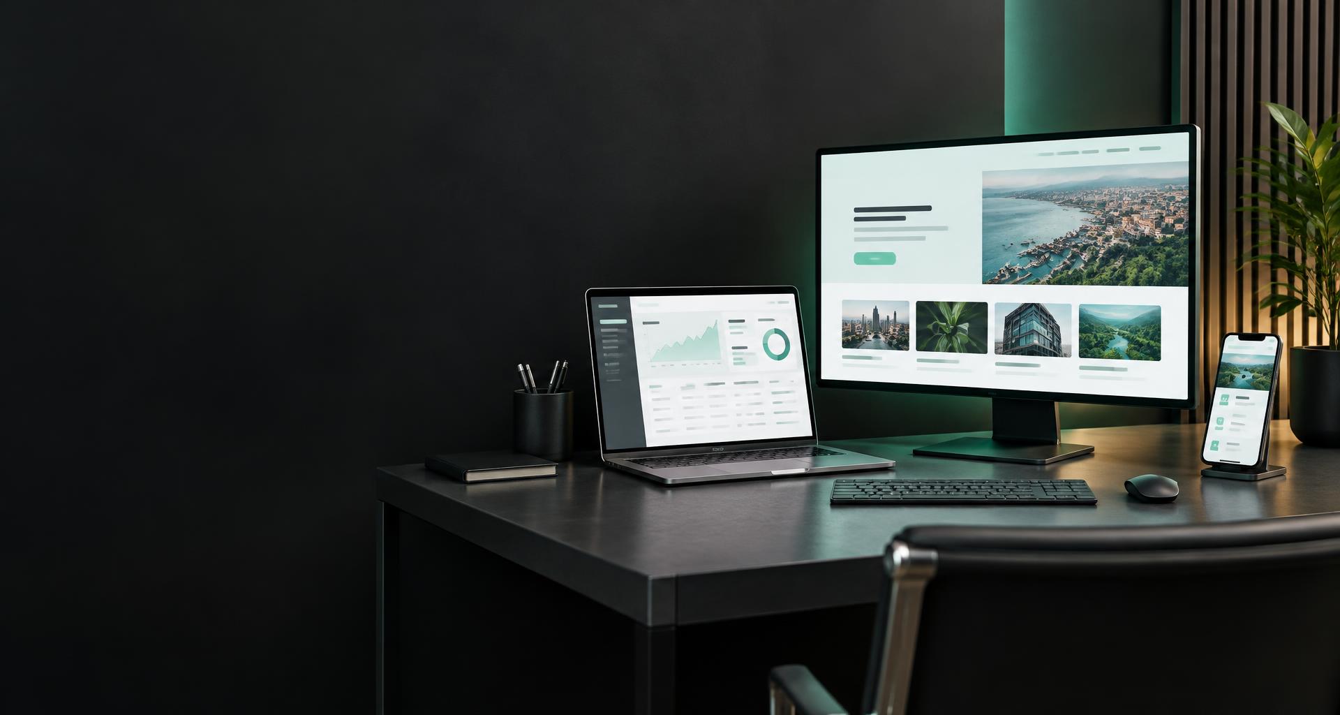 Sites web, applications et outils de gestion sur ordinateur et mobile